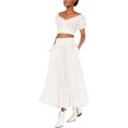 thumbnail image 1 of Free People Womens 2 Piece Maxi A-line Skirt, pink, L, 1 of 1