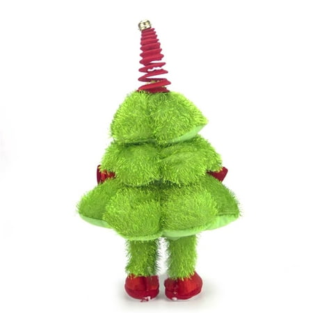 Cartoon Christmas Trees Electric Dancing Singing Animated Plush Toy Stuffed Toy