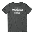 thumbnail image 2 of Star Wars The Mandalorian And Grogu Movie Logo Men's T Shirt (Charcoal, S-3XL), 2 of 4