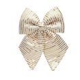 thumbnail image 2 of Christmas Stripe Wreath Bows, Large Sequin Striped Bow Wreath Decor, 34cm Sparkly Glitter Bow Ornament, for Front Door Party Yard Doorway Indoor Outdoor Wall Decoration, 2 of 6