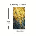 thumbnail image 3 of 1pc, Yellow Golden Plant Cane Vine Leaf Wall Poster, Wall Canvas, Vertical Canvas Painting, Wall Picture For Living Room Wall Decor,Canvas Wall Art Decor,Frameless, 3 of 4