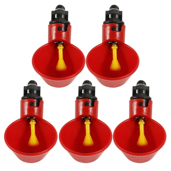 Chicken Water Drinking,5PCS Chicken Bird Automatic Automatic Drinker Water Drinking Cup State-of-the-Art Design