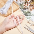 thumbnail image 3 of 15 Yards White Rick Rack Trim Ribbon 1/4 inch Wave Bending Fringe Trim Silverline Design Woven Zig Zag Ribbon, 3 of 9