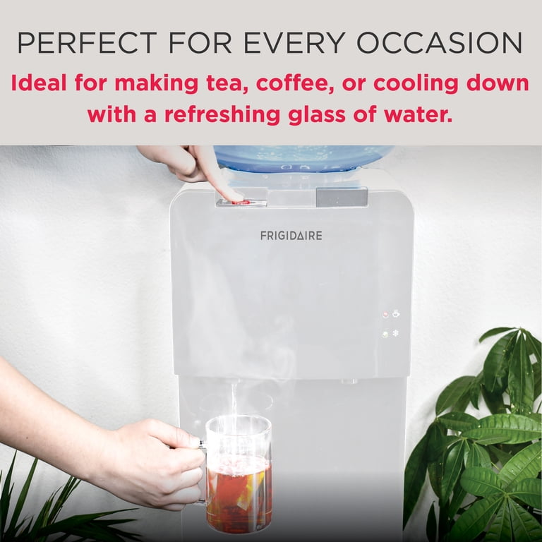 Frigidaire Top Load Water Dispenser EFWC498, Hot and Cold, White