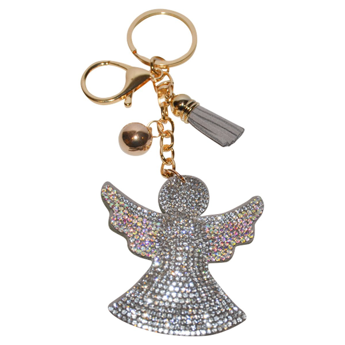 Cute Key Fob Key Chain Popfizzy Crystal Keychain for Women and Girls Rhinestone Purse Charms Bling Backpack Accessories 