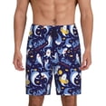 thumbnail image 1 of Vsdgher Shorts de Pyjama pour Hommes Imprimé Requin Mignon Bas de Pyjama Légers avec Poches-3TG, 1 of 6