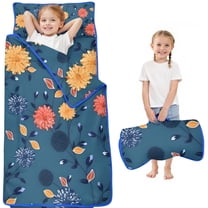 Pioneer Flower Floral Print Pattern Toddler Nap Mats for Kids Preschool,Sleeping Mat Bag or Kids,Toddler Sleeping Bag,Toddler Nap Mat or Daycare