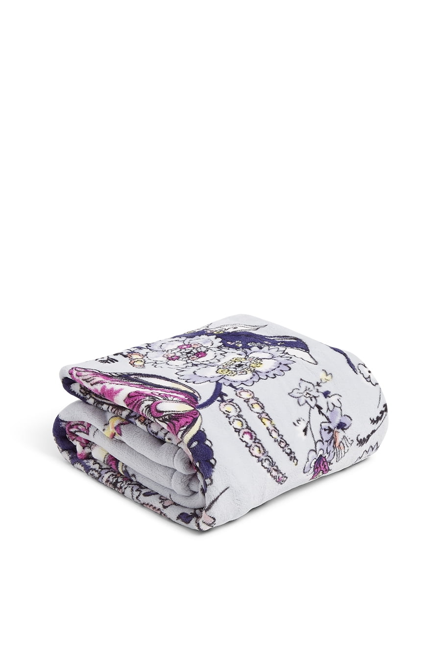 Vera Bradley Women's Fleece Plush Throw Blanket Hummingbird Park