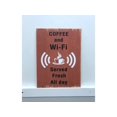 thumbnail image 1 of Décor Mural en Bois pour Café et Wifi, 1 of 1