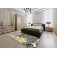 thumbnail image 5 of Ahgly Company Machine Washable Indoor Rectangle Abstract Ash Gray Area Rugs, 3' x 5', 5 of 7