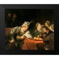 thumbnail image 2 of de Gelder, Aert 14x12 Black Modern Framed Museum Art Print Titled - The Banquet of Ahasuerus, 2 of 5