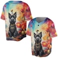 thumbnail image 3 of Hello 2025 Scottish Terrier Celebrates Happy New Year Firework Balloon All Over Print 3D Baseball Shirt Scottie Dog Lover Gifts Softball Sport - 02024, 3 of 6