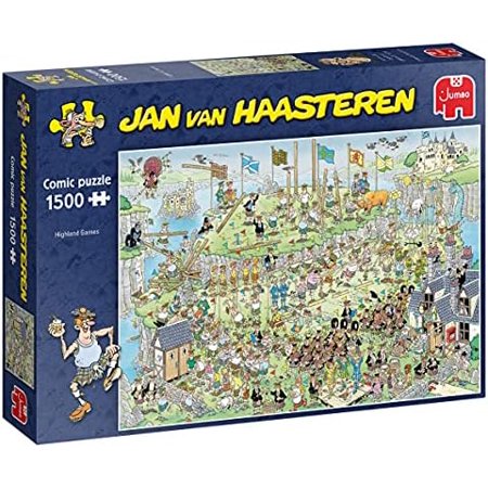 Jumbo 19088 Jan Van Haasteren-Highland Games 1500 Piece Jigsaw Puzzle