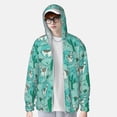 thumbnail image 2 of Kdxio Alapaca in Boho Print Women Men Sun Protection UPF 50+ Jackets Zip Up Long Sleeve Hoodie Hiking Lightweight with Pockets, 2 of 7