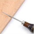 thumbnail image 2 of Awl,Gourd Shape Awl Tailors Awl Wood Handle Scratch Awl Sewing Awl Tool for Leather (2 Pack), 2 of 5