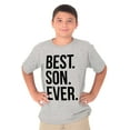 thumbnail image 5 of Best Son Ever Relatives Family Boys Kids T Shirt Tees Tops Teen Brisco Brands S, 5 of 6