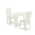 thumbnail image 2 of East West Furniture Dining Table- Dining Chairs, NDVA3-LWH-W, 2 of 6