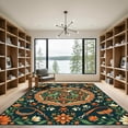 thumbnail image 2 of ODIKA 8'x10' Machine Washable Non-Slip Area Rug, Bohemian Navy High Traffic Rug, Blue, 1286845, 2 of 7