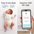 thumbnail image 6 of Sense-U Smart Baby Monitor Sock Shoe 2– More Precise Tracking Sleep Insights Movement with Transmissive PPG Foot Sensor,Audible & App notification, 6 of 8