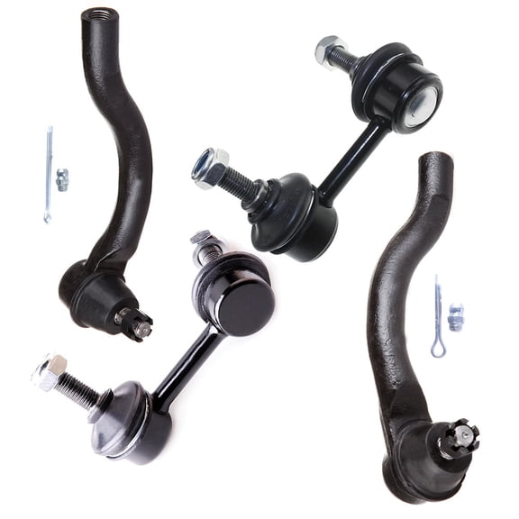 ECCPP 4PCS Front Suspension Kit for 2006-2011 for H-onda Civic Sway Bar End Link Outer Tie Rod End