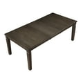 thumbnail image 6 of Dark Espresso Finish Dining Set 7pc Table with Extension Leaf and Upholstered Chairs Wooden Furniture, 6 of 7