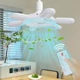 thumbnail image 1 of 6-Blade LED Ceiling Fan with Light and Remote - Dimmable Smart Fan Light for Bedroom, Living Room, Quiet Operation, 1 of 9