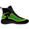 thumbnail image 4 of Aidianart Jamaica Flag High Top Sneakers Womens High Top Shoes Size 11, 4 of 5