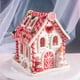 thumbnail image 4 of Adornos navideños creativos de arcilla polimérica en forma de casa, Navidad para el hogar, vacaciones, Navidad, casa de pueblo de cerámica navideña, 4 of 4