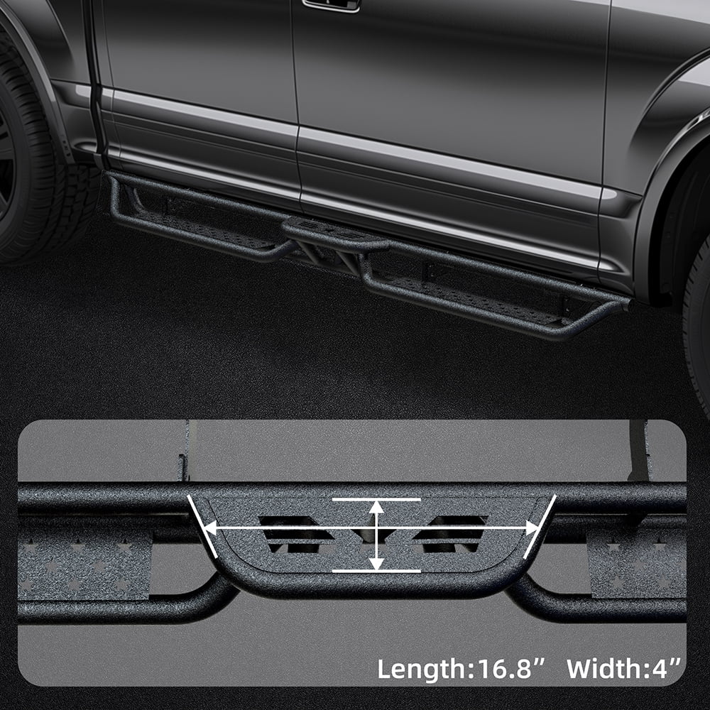 For 2005-2025 Nissan Frontier Crew Cab Running Board Nerf Bar Drop Step