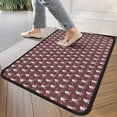 thumbnail image 4 of Red Bigfoot and Heart Pattern Door Rugs,Washable Non Slip Door Mats Indoor,Decorative Door Mats,Entry Mat Indoor for Entrance,Bedroom,Kitchen,Bathroom,30"x17", 4 of 6