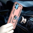 thumbnail image 5 of XPM for Google Pixel 10 Pro XL Phone Case, Hybrid Shockproof Durable 360 Degree Rotatable Ring Stand Holder Kickstand Fit Magnetic Car Mount Cover for Pixel 10 Pro XL (Rose Gold), 5 of 8