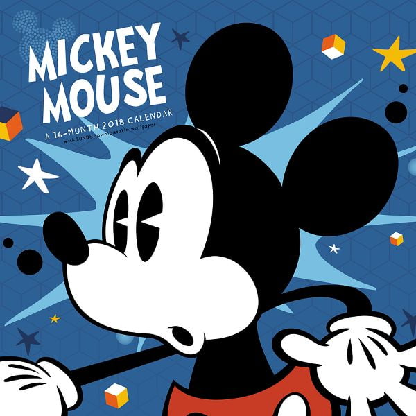 Day Dream Disney Mickey Mouse Wall Calendar Wall Calendars Walmart