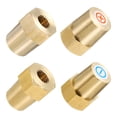 thumbnail image 1 of Uxcell M10 Adaptador de Poste de Terminal de Batería de Carga Positiva o Negativa Conector de Poste de Terminal 2 Pares, 1 of 5