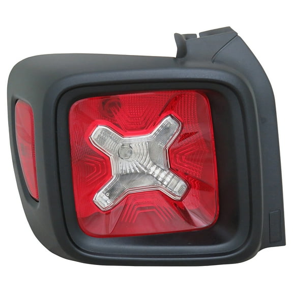 KAI New CAPA Certified Standard Replacement Driver Side Tail Light Assembly, Fits 2015-2020 Jeep Renegade