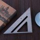 thumbnail image 3 of Regla De Ángulo Cuadrado Herramienta de medición del transportador de ángulo triangular cuadrado de velocidad de aluminio de 7 pulgadas Tmvgtek Para estrenar, 3 of 8