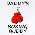 thumbnail image 2 of CafePress - Daddys Boxing Buddy Body Suit - Baby Light Bodysuit, Size Newborn - 24 Months, 2 of 4