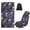 Purple Rose Skull, variant on Bulopur Cute Front Car Seat Towel for Women Lavender Bow Breathable Sweat Carseat Protector with Storage Bag for Yoga Vacation Soft Fit SUV Sedan Truck 1pcs