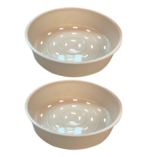 ColoMX 2pcs snack tienda usa cestas de vapor plástico alimentos cestas de vapor gadgets de cocina