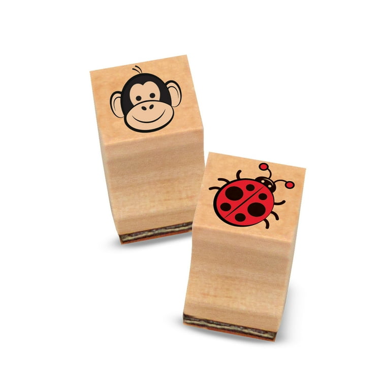Melissa And Doug Happy Handle Wooden Stamp Set NEW IN PACK