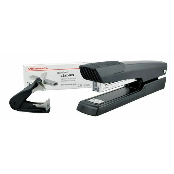 Office Depot Brand Premium FullStrip Stapler Combo W/Staples And