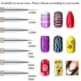 thumbnail image 5 of beaute galleria 1 piece kolinsky acrylic nail art liner striping brush, for thin fine line drawing, detail painting (size:22mm), 5 of 7