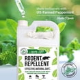 thumbnail image 5 of Mighty Mint Peppermint Oil Rodent Repellent Spray with Microfiber Cloth – Natural Indoor & Outdoor Control for Mice and Rats – Plant-Based, Extra-Strong Formula - 1 Gallon (128 oz), 5 of 7