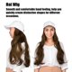 thumbnail image 4 of Gorra de béisbol blanca de moda Sombrero Peluca Sombrero de béisbol con pelucas adjuntas Cabello largo y rizado Postizo Gorra Extensiones de cabello para mujeres(03) Ecomeon no, 4 of 6