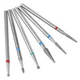 thumbnail image 6 of Jiaroswwei 6Pcs Emery Rotary Nail Art Drill Bits Manicure Pedicure Gel Polish Removal Tool, 6 of 7