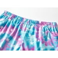thumbnail image 5 of Topgal Big Girls Tie Dye Colorful Swirl White Stars Pajamas Tank Top & Shorts 2-Piece Clothes Set Cute Jammies Size 12, 5 of 5