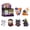 6PCS-Set B, variant on WAAYEEPAL Halloween 6 Pack Mini Building Blocks Set, Pumpkin Witch Ghost Devil Character Bricks Kit, Halloween Decoration Toy Gift