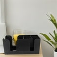 thumbnail image 4 of unbranded Organizador De Barras Negro Para Pajillas Y Té Con Compartimentos Resistentes, 4 of 6