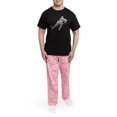 thumbnail image 5 of CafePress - Hockey Languages Typography Pajamas - Men's Dark Loose Fit Cotton Pajama Set, 5 of 7