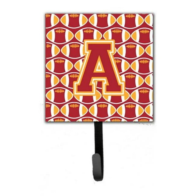 Carolines Treasures CJ1070-ASH4 Letter A Football Cardinal & Gold Leash or Key Holder