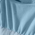 thumbnail image 5 of BLTIBY Girls Midi Tulle Dresses Cami Spaghetti Strap 3D Butterflies Sleeveless Tutu Dress Summer Birthday Party Gowns Blue 7-8 Years, 5 of 6